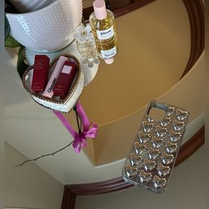 Silver, Princess Poly I Phone 12 Phone Case!